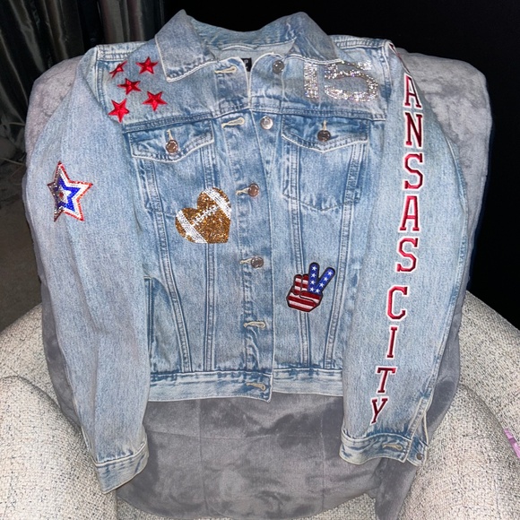 Gap Denim Chiefs Jacket - Picture 1 of 3